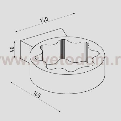 Светильник светодиодный настенный Lighttech MONTBLANK 0330 DG (LTL09001)