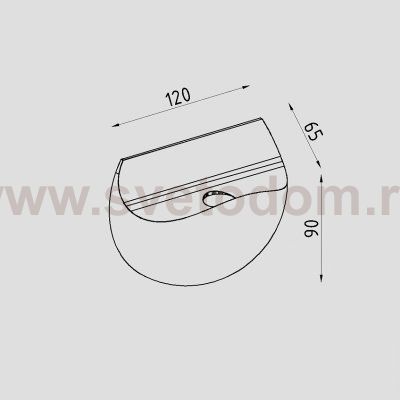 Светильник светодиодный настенный Lighttech PATERA 0630 DG (LTL11001)