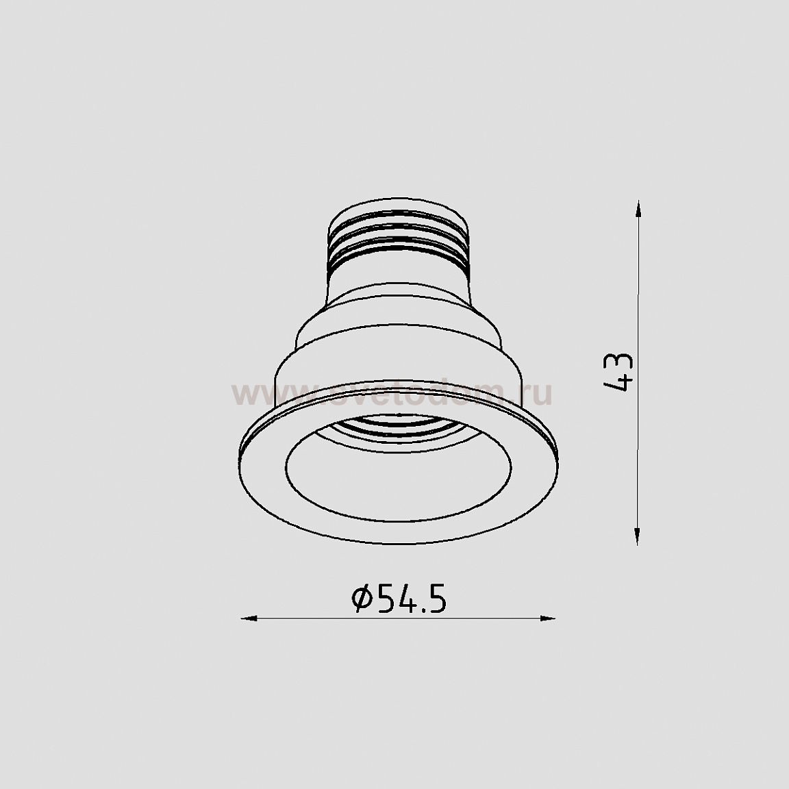 Светильник светодиодный встраиваемый Lighttech ACCENT 2 0330 25 W (LTM01002)