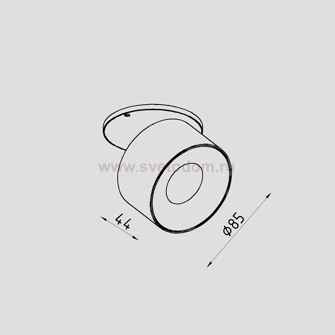 Светильник светодиодный встраиваемый Lighttech WASHER D 1230 40 W (LTM07006)