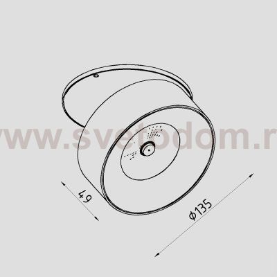 Светильник светодиодный встраиваемый Lighttech WASHER D 2530 38 B (LTM07007)