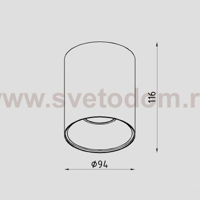 Светильник светодиодный накладной Lighttech DOLIO 2030 30 B-B (LTZ04009)