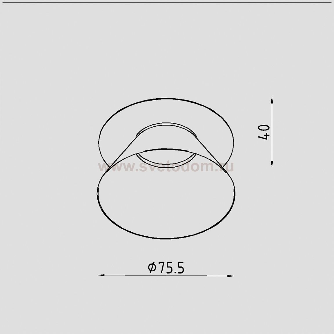 Диффузор для рамки MULTIS TR Lighttech MULTIS FRAME R G (LTZ06005)