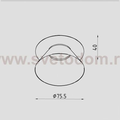 Диффузор для рамки MULTIS TR Lighttech MULTIS FRAME R G (LTZ06005)