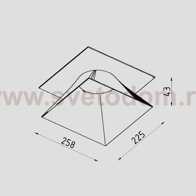 Диффузор для рамки MULTIS TS Lighttech MULTIS FRAME S C (LTZ06008)