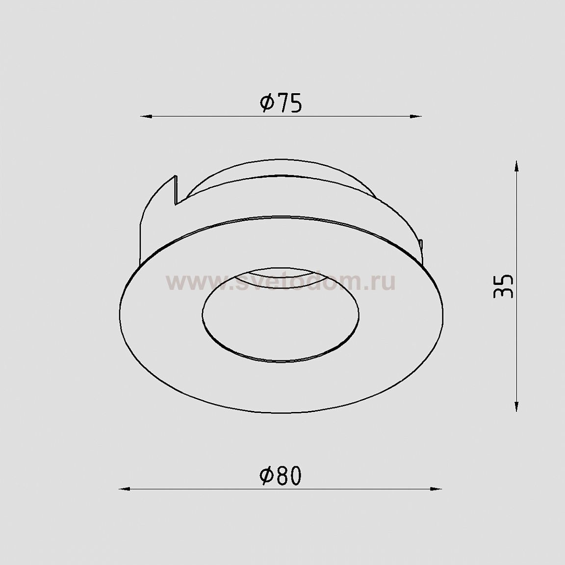 Рамка для модуля MULTIS Lighttech MULTIS SMALL W-MC (LTZ06042)