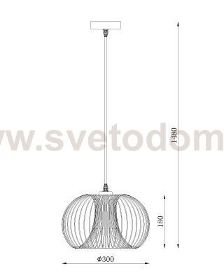 Подвесной светильник Lucide 02400/30/17 VINTI