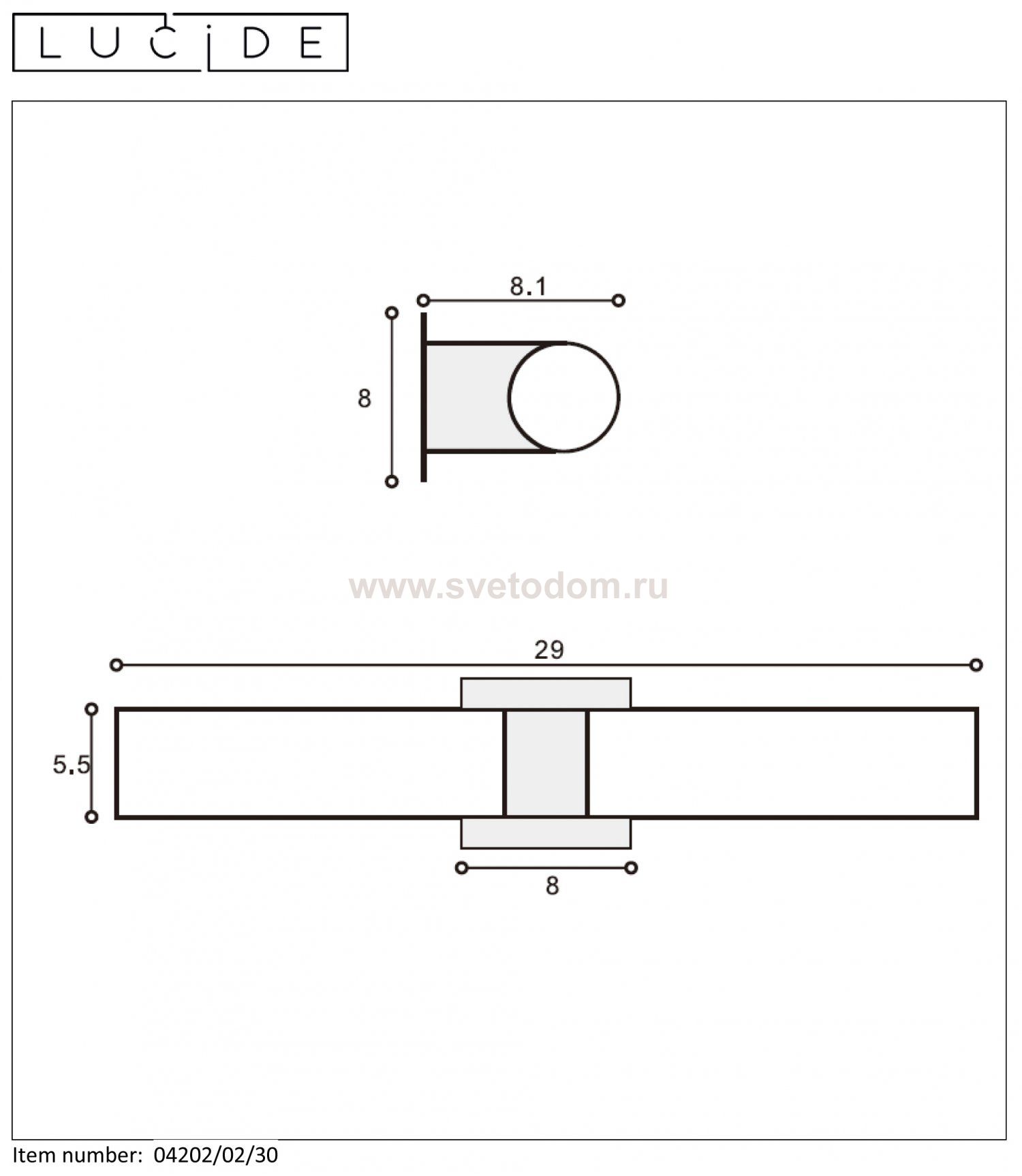Светильник Lucide 04202/02/30