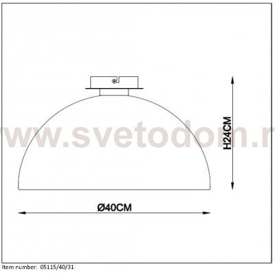 Потолочный светильник Lucide 05115/40/31 ELYNN