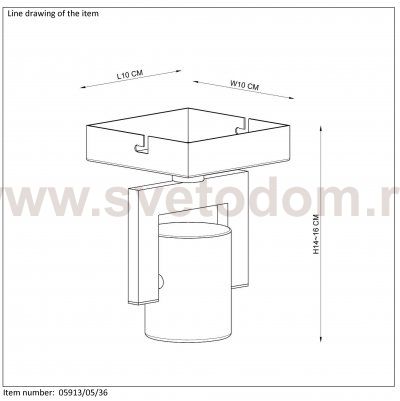 Потолочный светильник Lucide 05913/05/36 CONNI LED