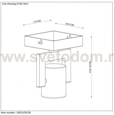 Потолочный светильник Lucide 05913/05/36 CONNI LED