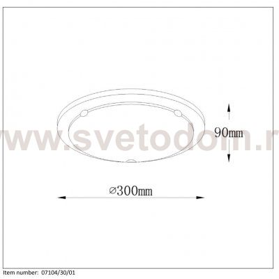Потолочный светильник Lucide 07104/30/01 BASIC