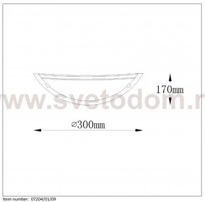 Светильник бра Lucide 07204/01/09 BASIC