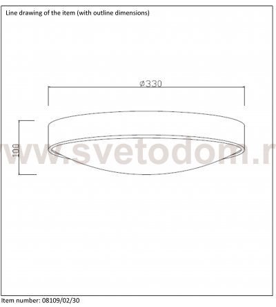 Потолочный светильник Lucide 08109/02/30 LEX