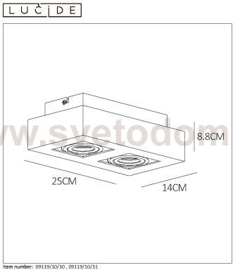 Потолочный светильник Lucide 09119/10/31 XIRAX