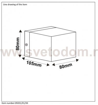 Настенный светильник бра Lucide 09201/01/31 DEVI