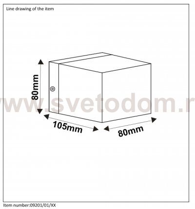 Настенный светильник бра Lucide 09201/01/31 DEVI