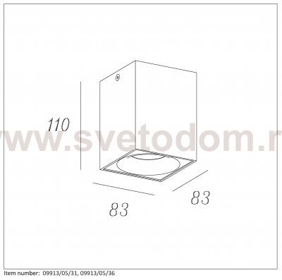 Потолочный светильник Lucide 09913/05/31 BENTOO/LED