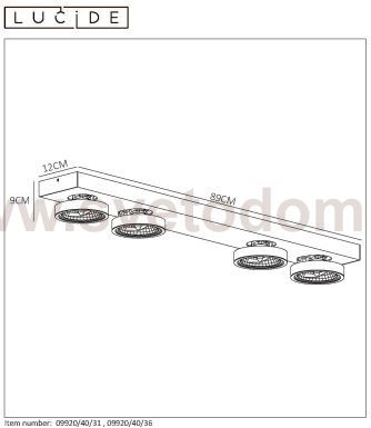Потолочный светильник Lucide 09920/40/36