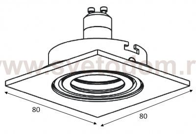 Встраиваемый светильник Lucide 11002/05/03 FOCUS