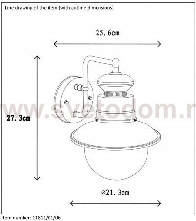Настенный светильник бра Lucide 11811/01/06 FIGO