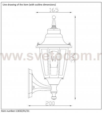 Настенный светильник Lucide 11832/01/31 TIRENO