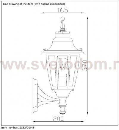 Настенный светильник Lucide 11832/01/45 TIRENO