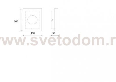 Настенный светильник бра Lucide 12160/07/67 WINX/LED