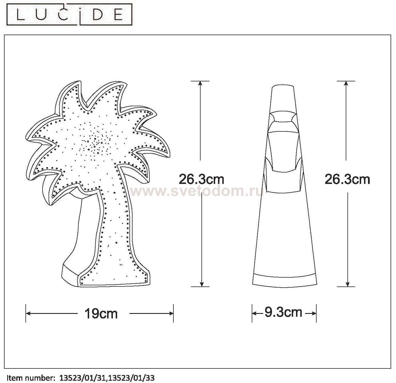 Настольная лампа Lucide 13523/01/31