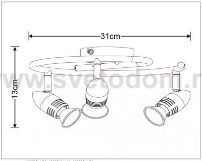 Потолочный светильник Lucide 13955/14/31