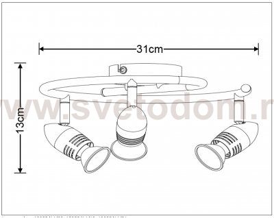 Потолочный светильник Lucide 13955/14/31