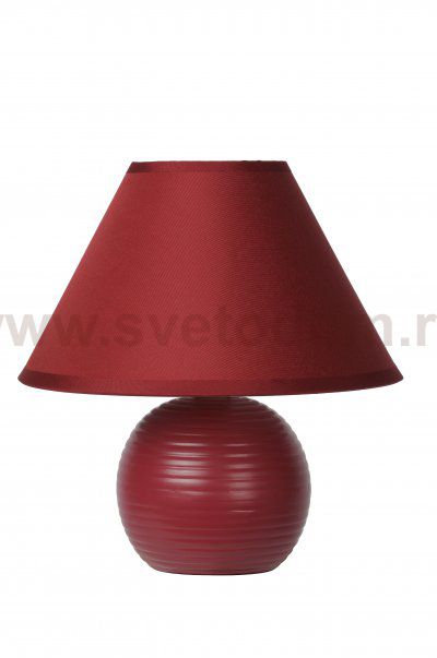 Красная настольная лампа Lucide 14550/81/57 KADDY