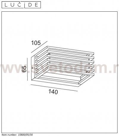 Светильник бра 15800/05/30 MALTA Lucide