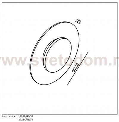 Настенный светильник бра Lucide 17284/05/30 NINJO