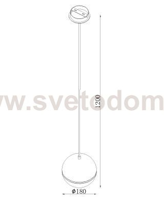 Подвесной светильник Lucide 17452/18/12 VOLO