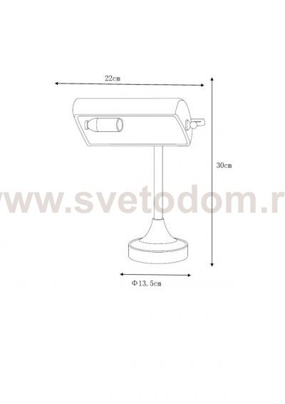 Настольная лампа Lucide 17504/01/03 BANKER