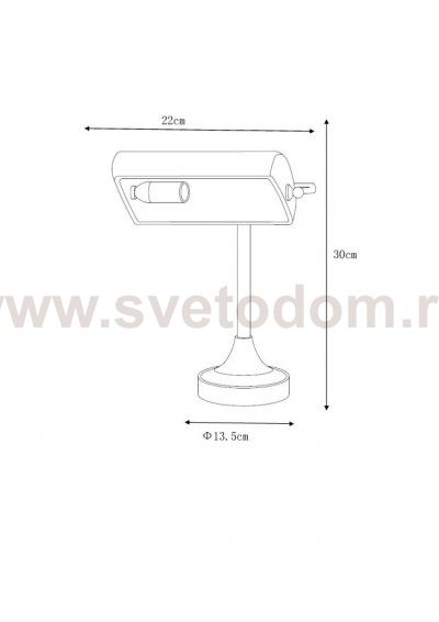 настольная лампа Lucide 17504/01/11 BANKER