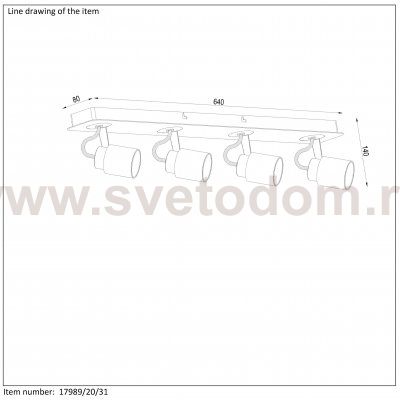 Потолочный светильник Lucide 17989/20/31 DICA