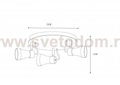Потолочный светильник Lucide 17992/14/03 BOLO LED