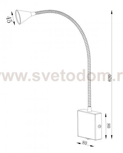 Светильник настенный бра Lucide 18293/03/30 BUDDY