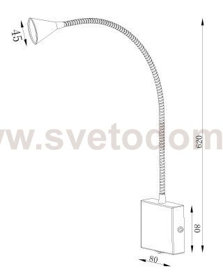 Светильник настенный бра Lucide 18293/03/30 BUDDY