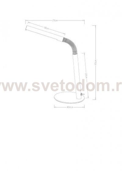 Настольная лампа Lucide 18602/03/31 GILLY