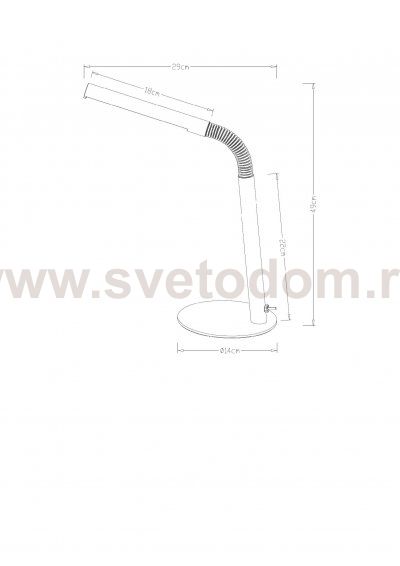 Настольная лампа Lucide 18602/03/31 GILLY