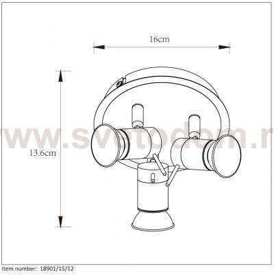 Потолочный светильник Lucide 18901/15/12 BIKKO/LED