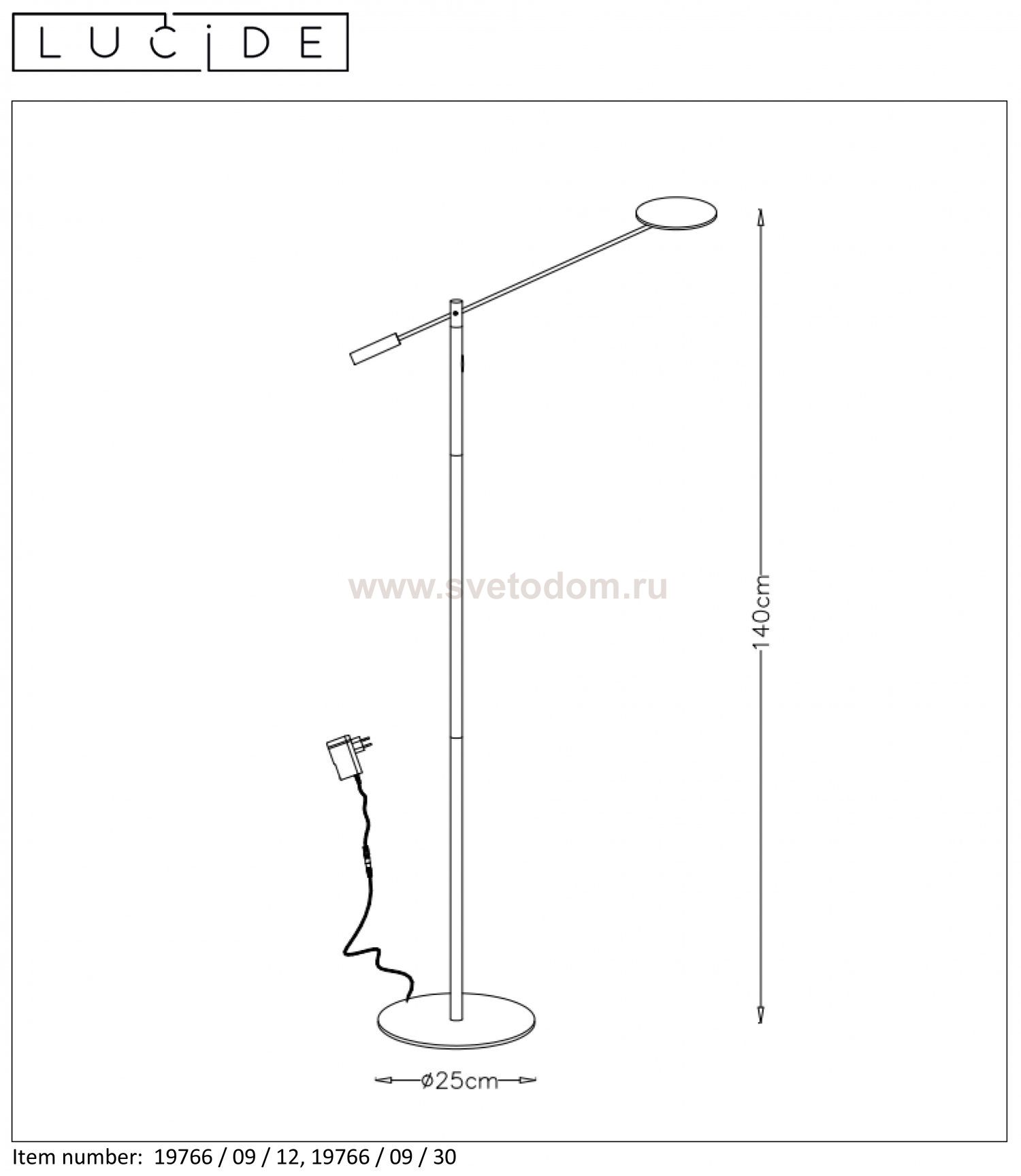 Светильник Lucide 19766/09/30