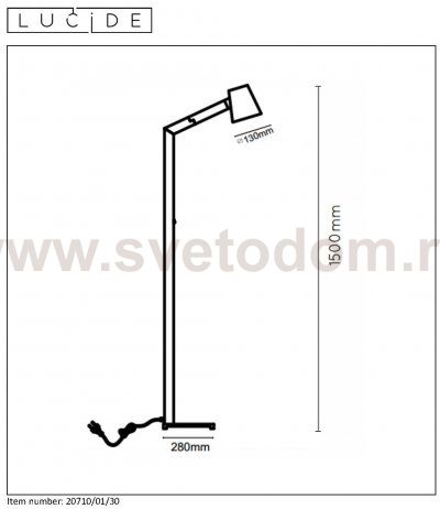 Торшер 20710/01/30 MIZUKO Lucide