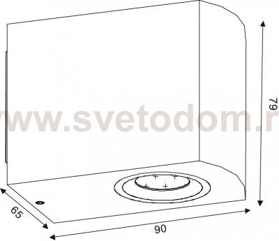 Настенный светильник бра Lucide 22861/05/31 ZORA/LED