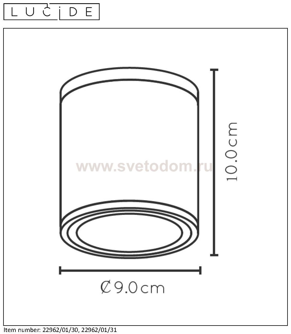 Светильник Lucide 22962/01/30