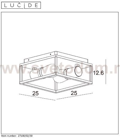 Светильник Lucide 23262/05/30
