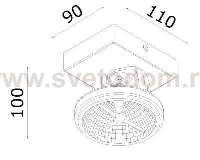 Потолочный светильник Lucide 23955/21/30 XENTRIX 
